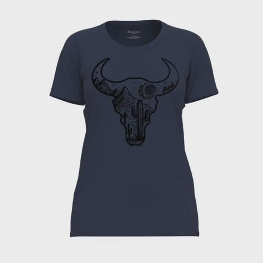 Ariat Womens Bull Night Sky Tee