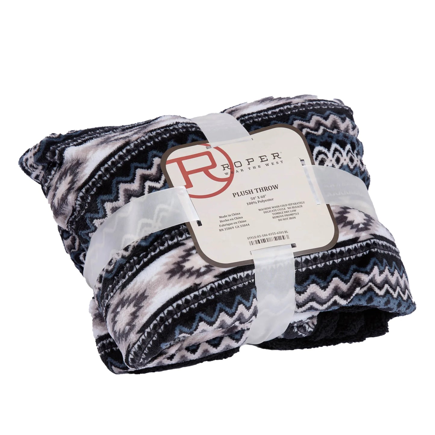 Roper Plush Throw Blanket