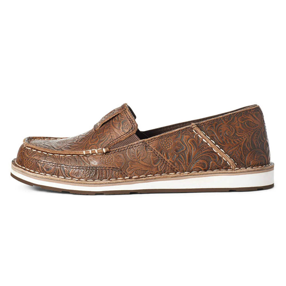 Ariat Womens Cruiser Brown Floral Emboss