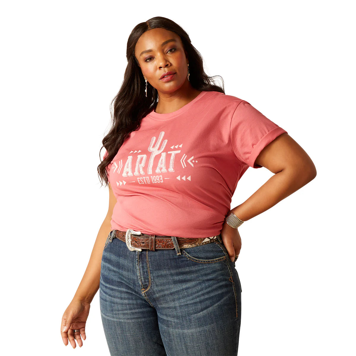 Ariat Womens Cactus Logo SS T-Shirt