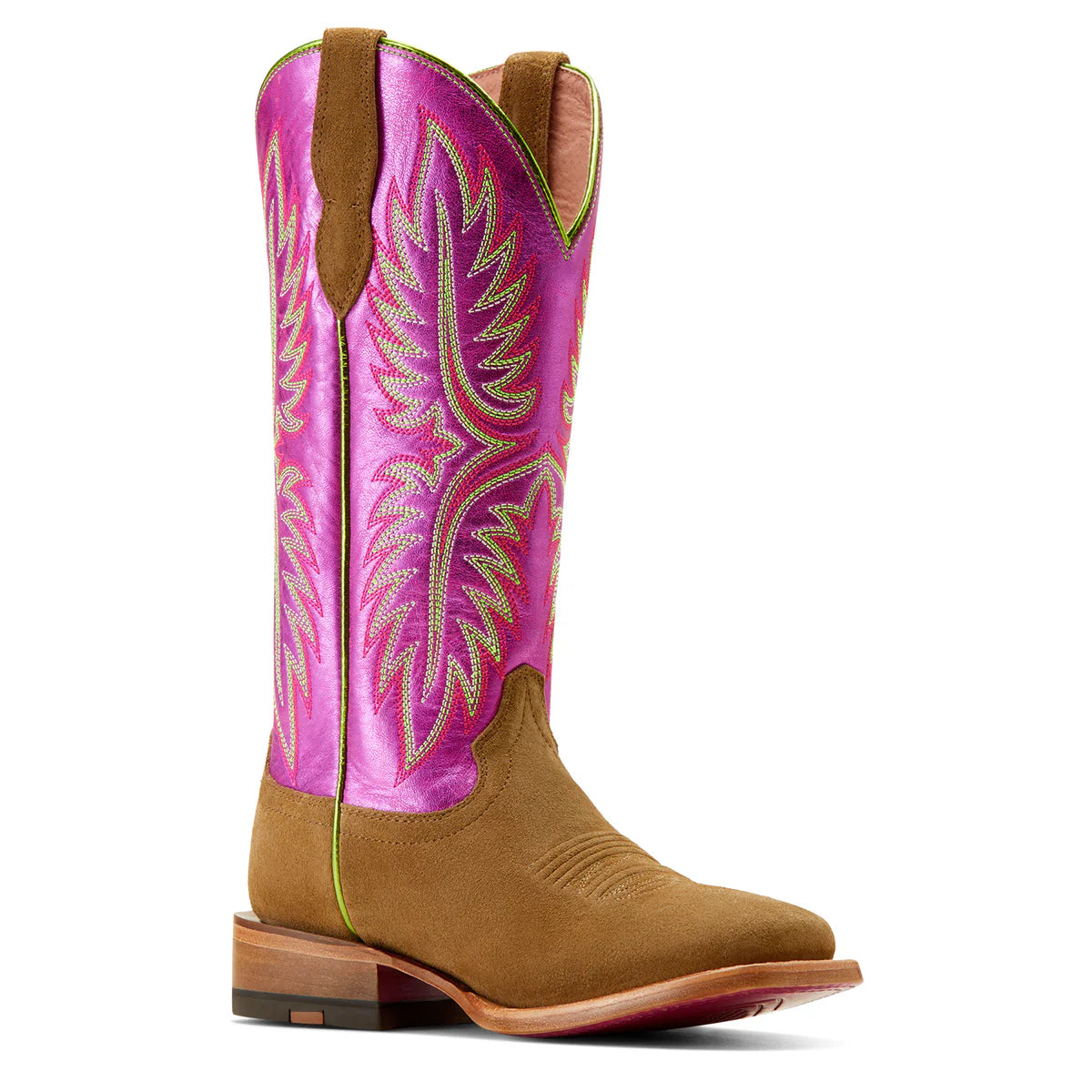 Ariat Frontier Calamity Jane Roughout/Electric Raspberry Boot