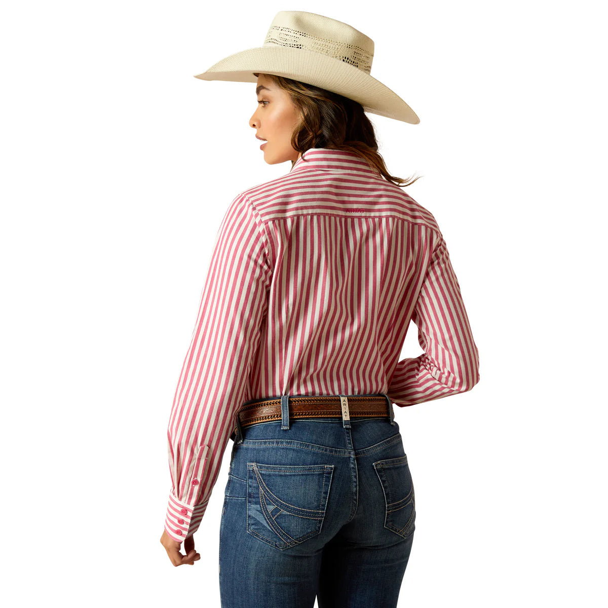 Ariat Womens Kirby LS Shirt Peacock Stripe