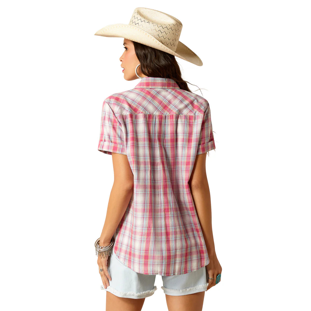 Ariat Womens Billie Jean SS Shirt Merida Plaid