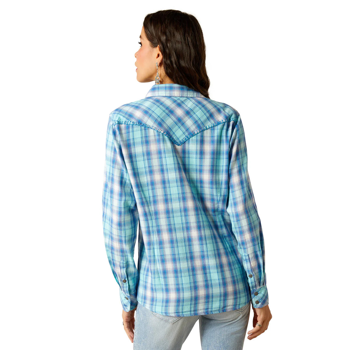 Ariat Womens Snap LS Shirt Xico Plaid