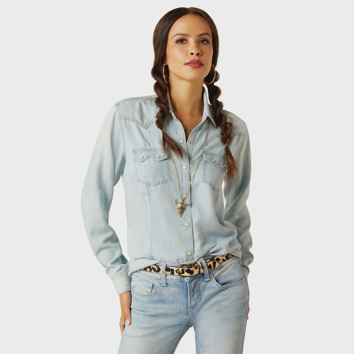 Ariat Womens Blues Snap LA Shirt