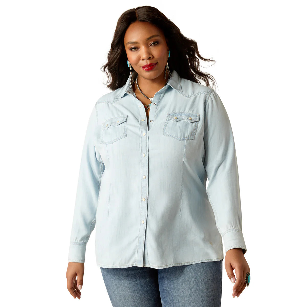 Ariat Womens Blues Snap LA Shirt