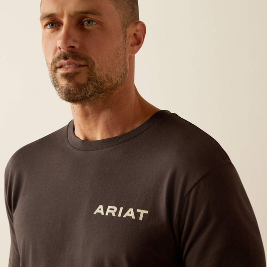Ariat Mens Ambush Camo SS Tee Vintage Black