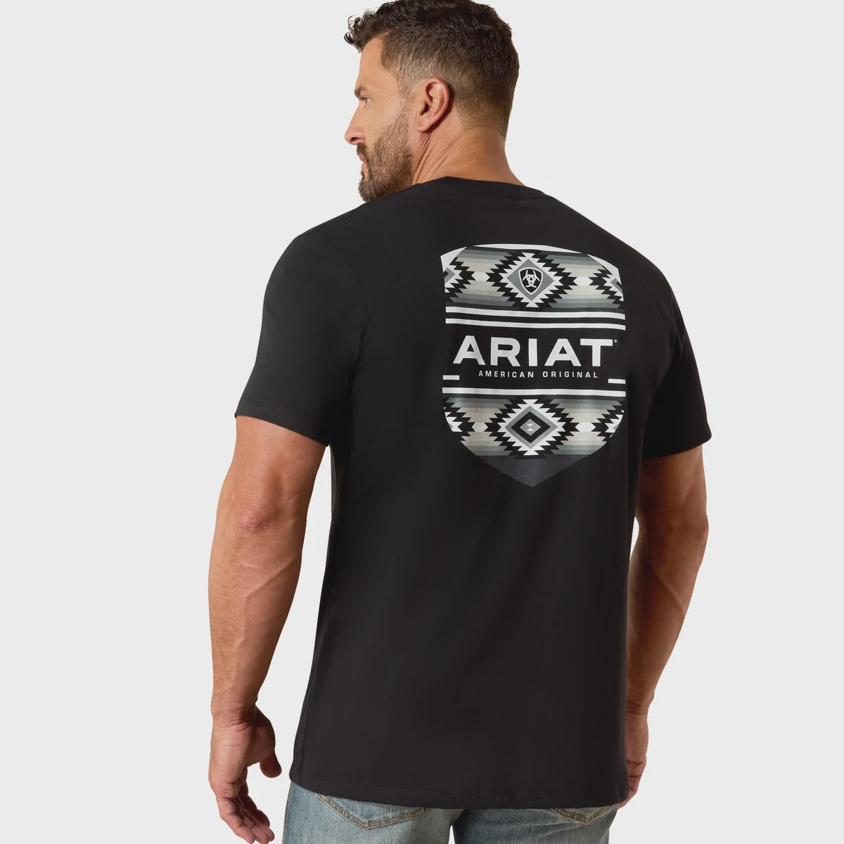 Ariat Mens Canyon Aztec Shield SS T
