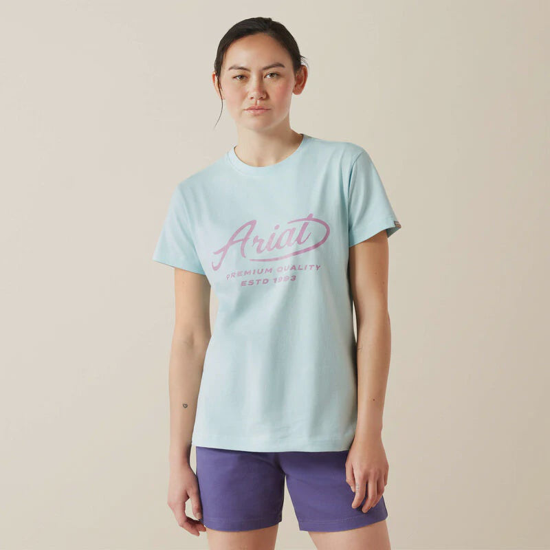 Ariat Womens Rebar Cotton Strong Worldwide Short Sleeve Tee