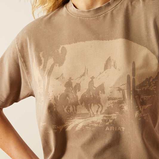 Ariat Womens Western Mural SS Tee