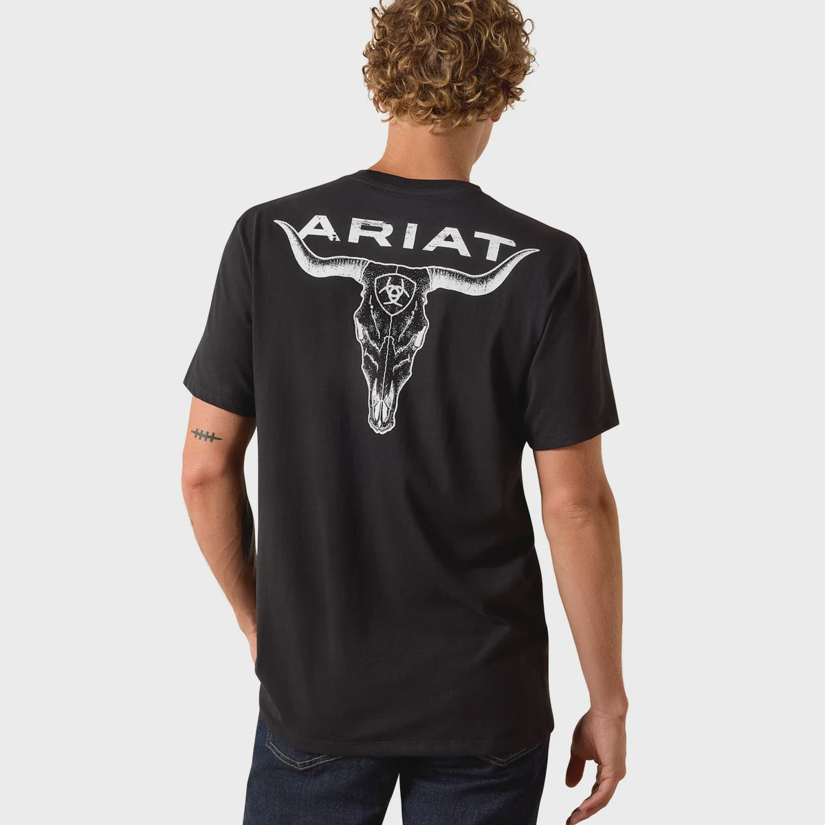 Ariat Mens Stipple Steer SS Tee