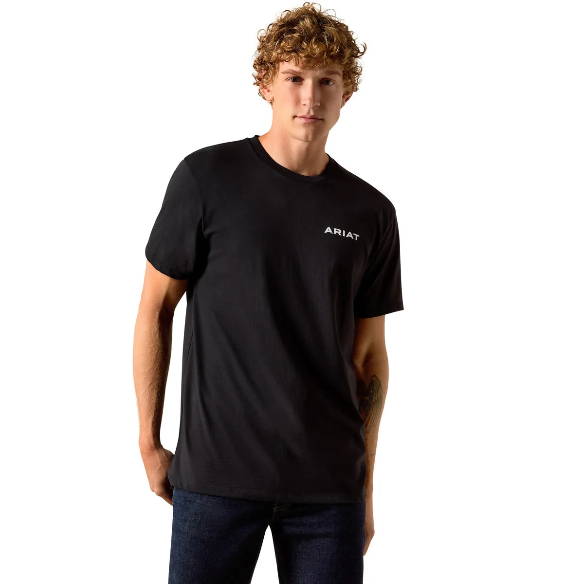 Ariat Mens Stipple Steer SS Tee