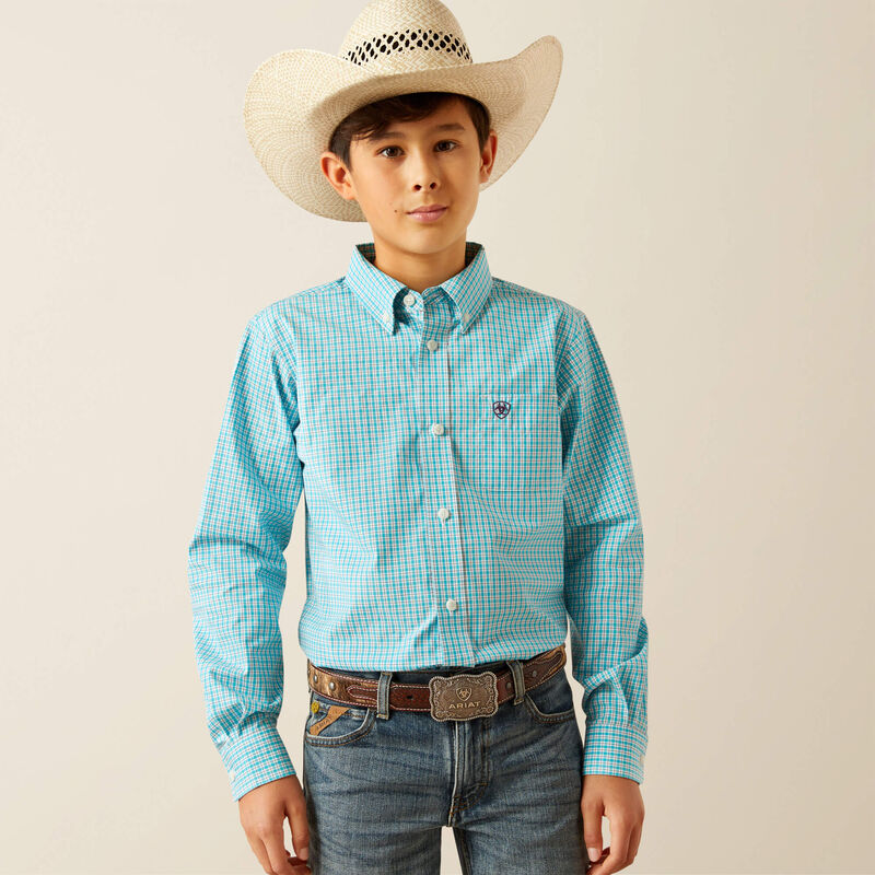 Ariat Boys Pro Series Wilmer LS Shirt