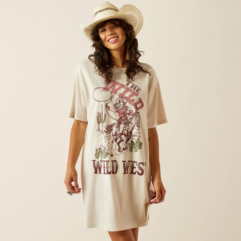 Ariat Womens Wild Cowgirl SS Tee Dress