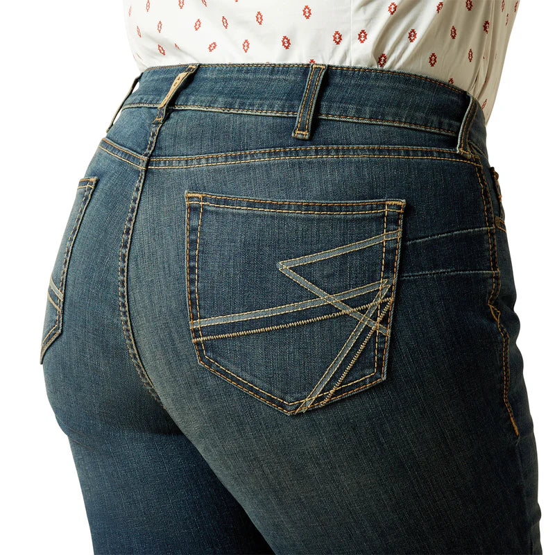 Ariat Womens Mid Rise Boot Cut Sonia Stretch Jeans