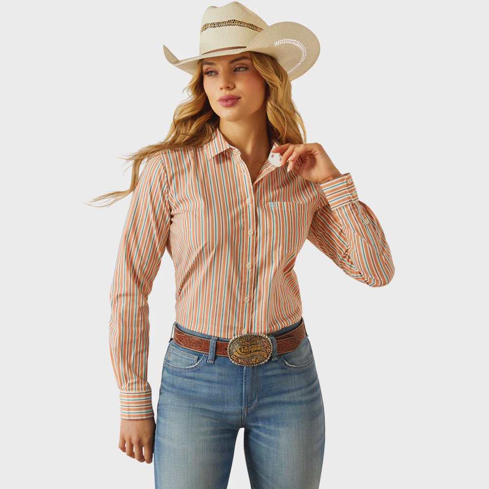 Ariat Womens 2025 Wrinkle Resistant Kirby Long Sleeve Shirt