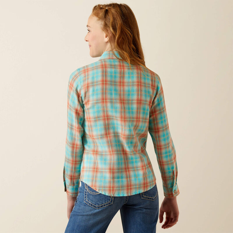 Ariat Girls Edan Snap Long Sleeved Shirt
