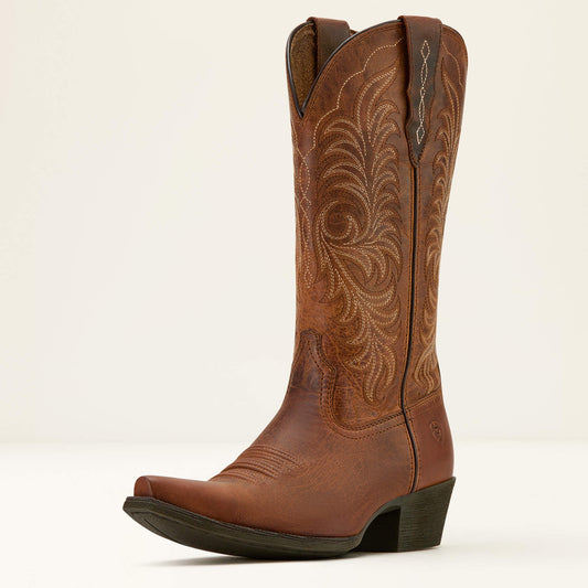 Ariat Womens Heritage X Toe Stretchfit in Rich Oak