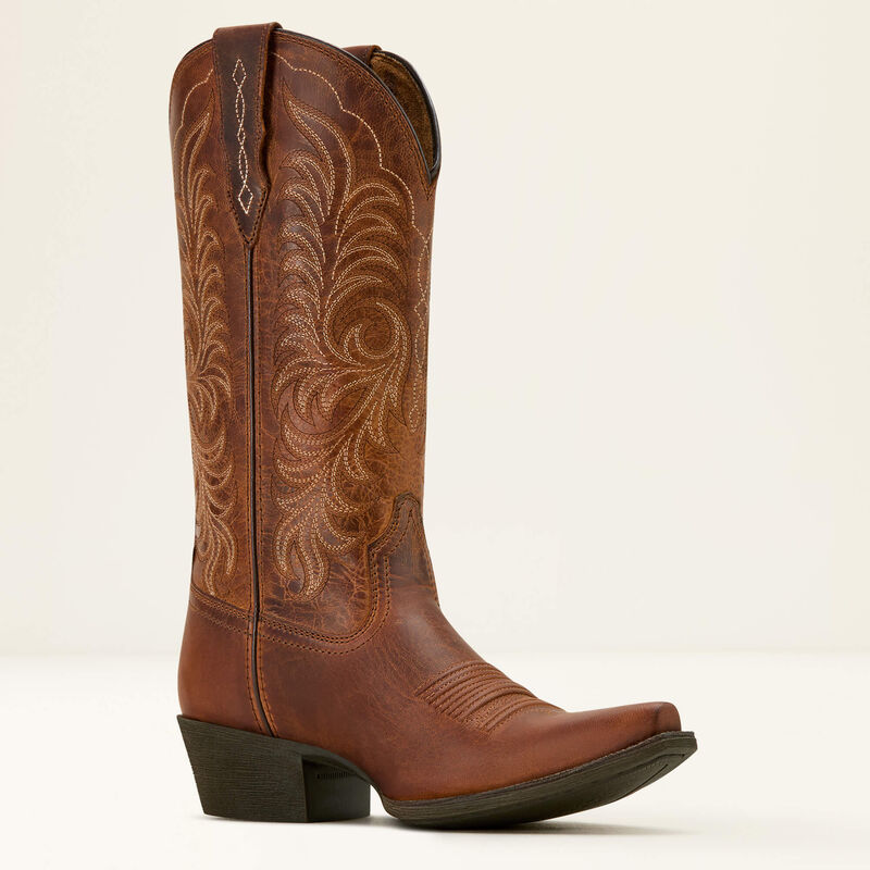 Ariat Womens Heritage X Toe Stretchfit in Rich Oak