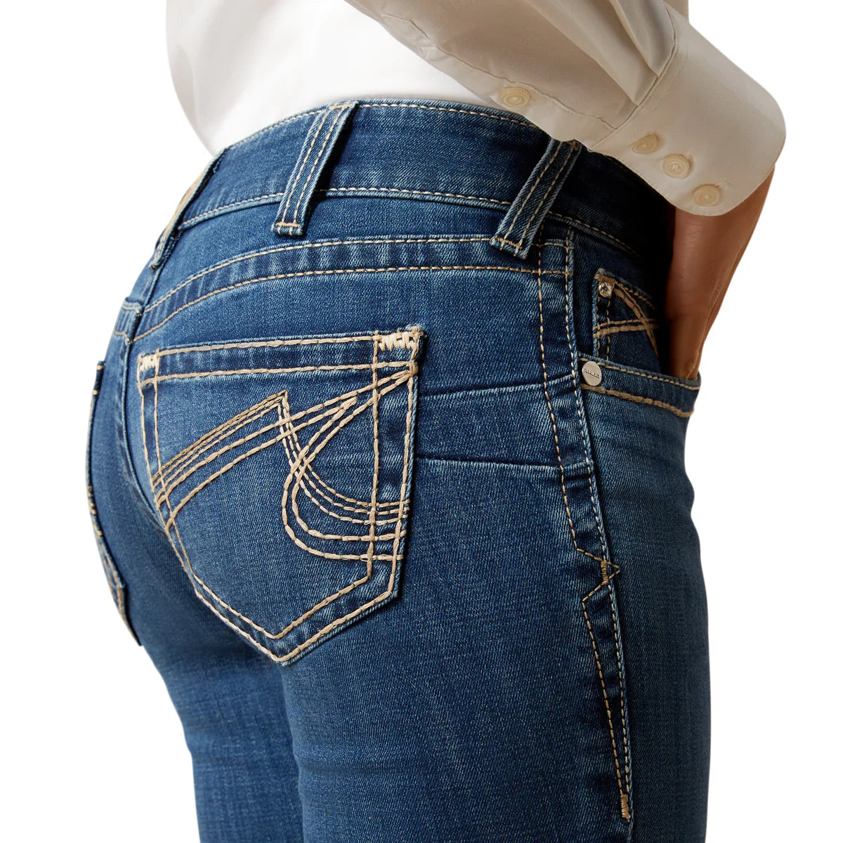 Ariat Womens Mid Rise Joanna Boot Cut Jeans