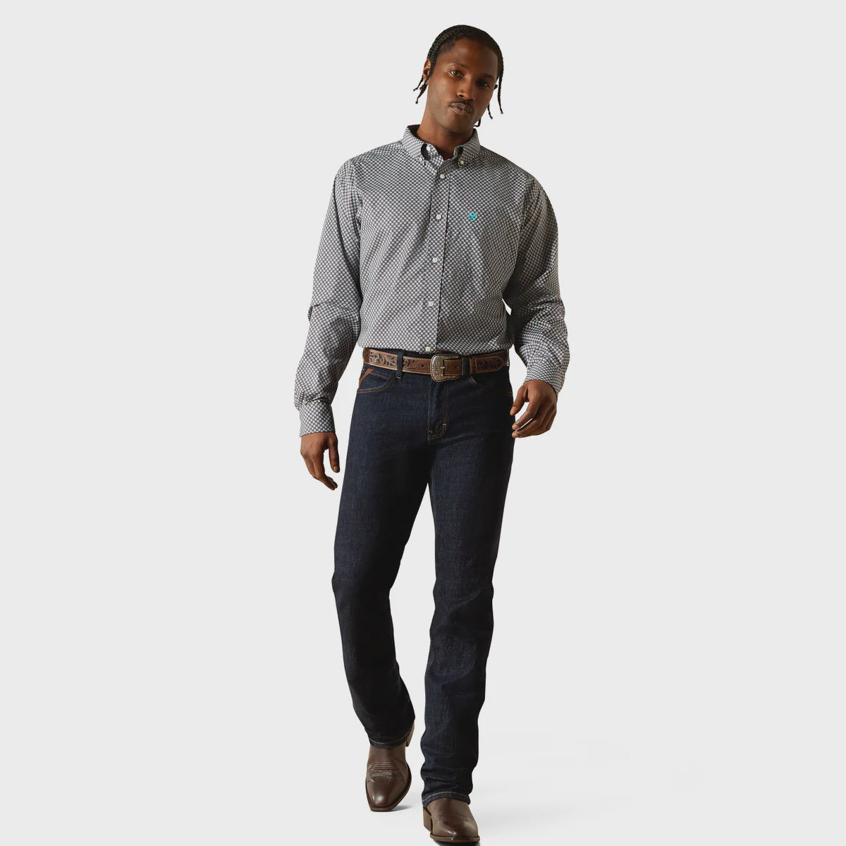 Ariat Mens Wrinkle Free Caleb LS Shirt