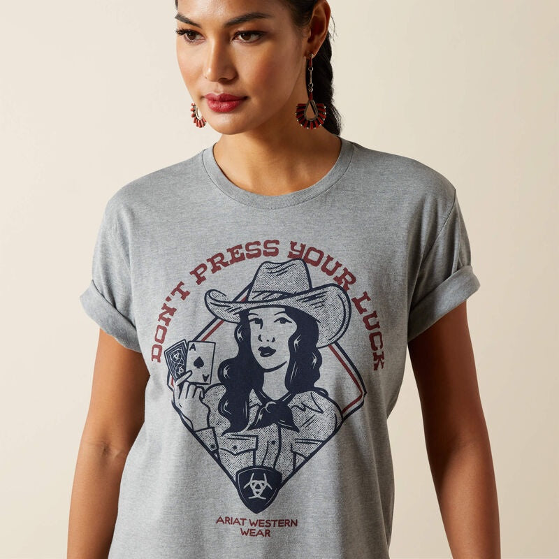 Ariat Womens Dont Press Your Luck SS Tee
