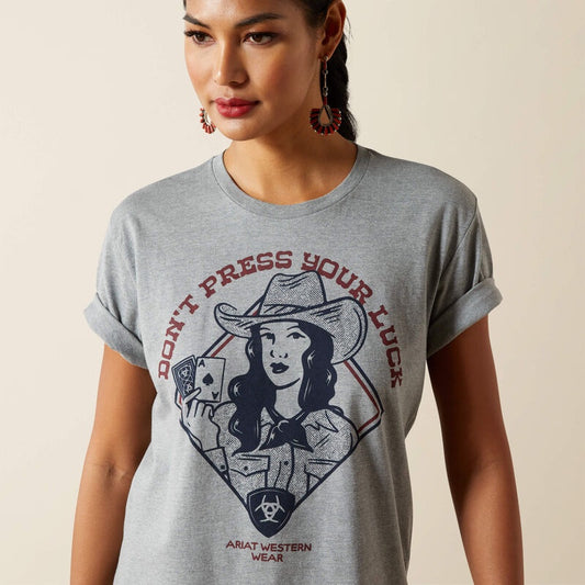 Ariat Womens Dont Press Your Luck SS Tee