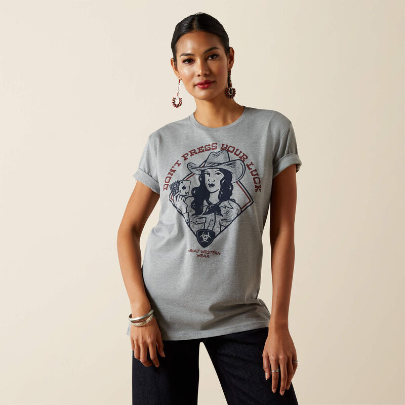 Ariat Womens Dont Press Your Luck SS Tee