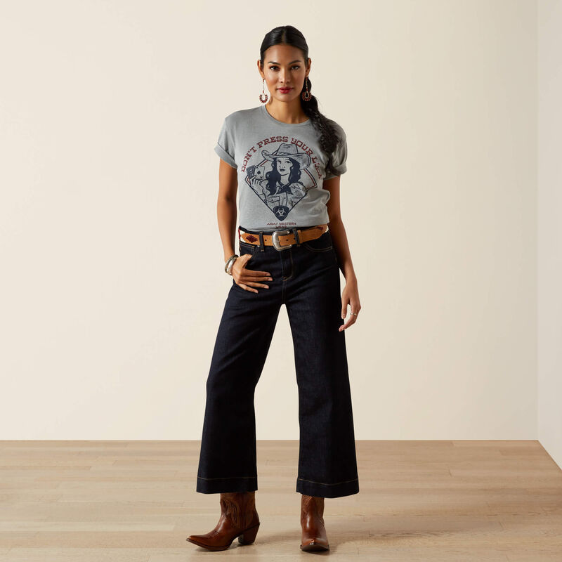 Ariat Womens Dont Press Your Luck SS Tee