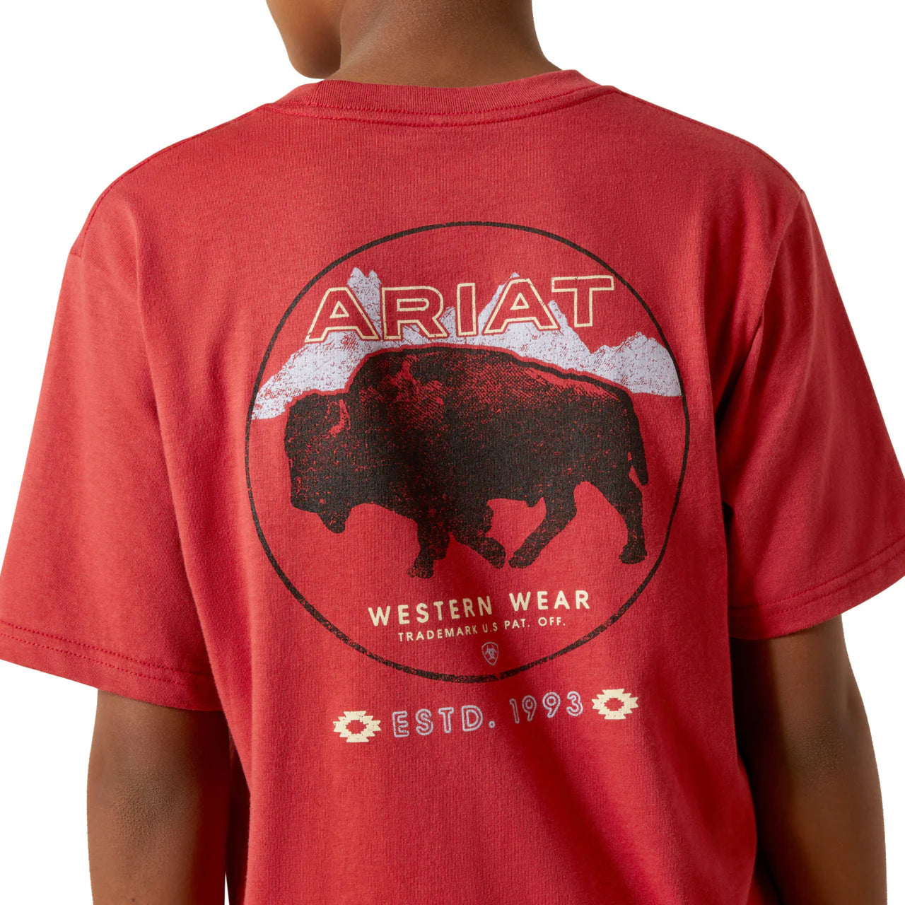 Ariat Boys Patriot Buffalo Coin SS Tee