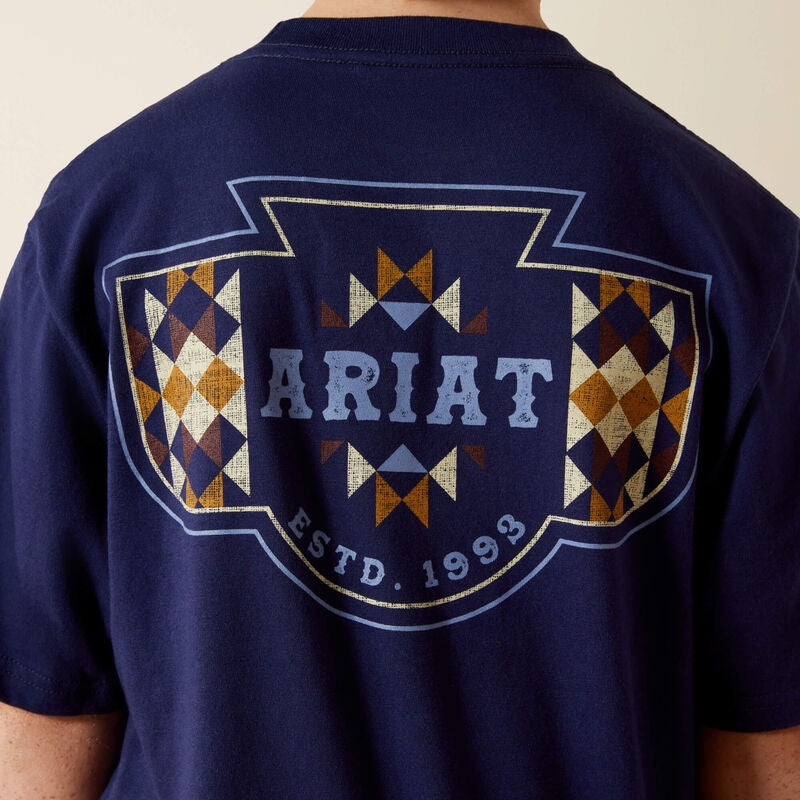 Ariat Boys Woven West SS Tee