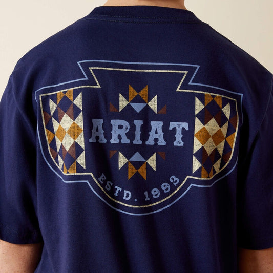 Ariat Boys Woven West SS Tee