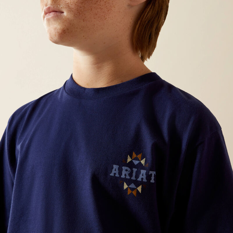 Ariat Boys Woven West SS Tee