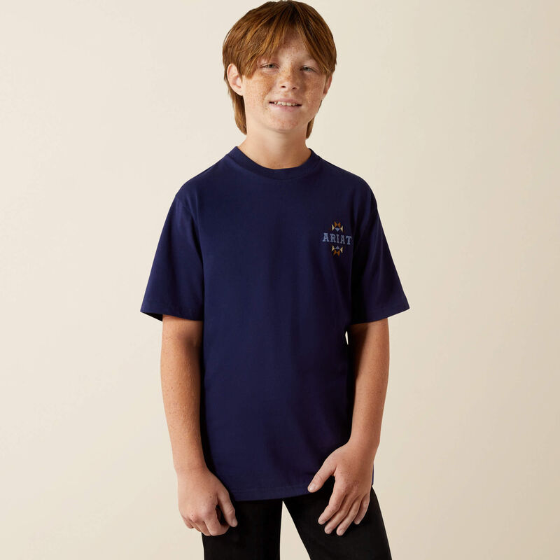 Ariat Boys Woven West SS Tee