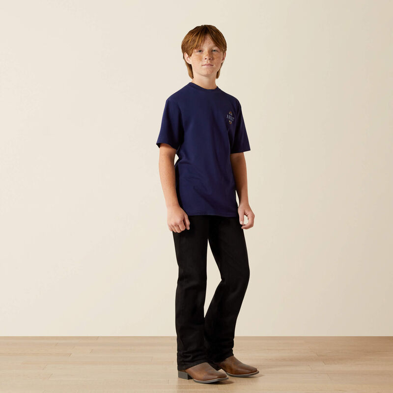 Ariat Boys Woven West SS Tee