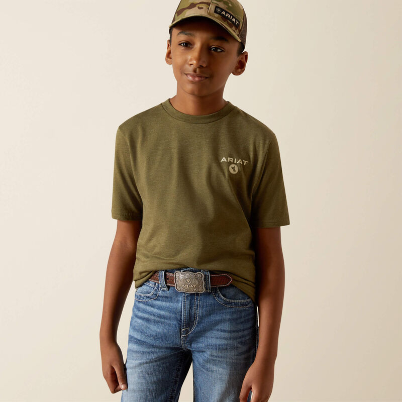 Ariat Boys Roped Diamond SS Tee