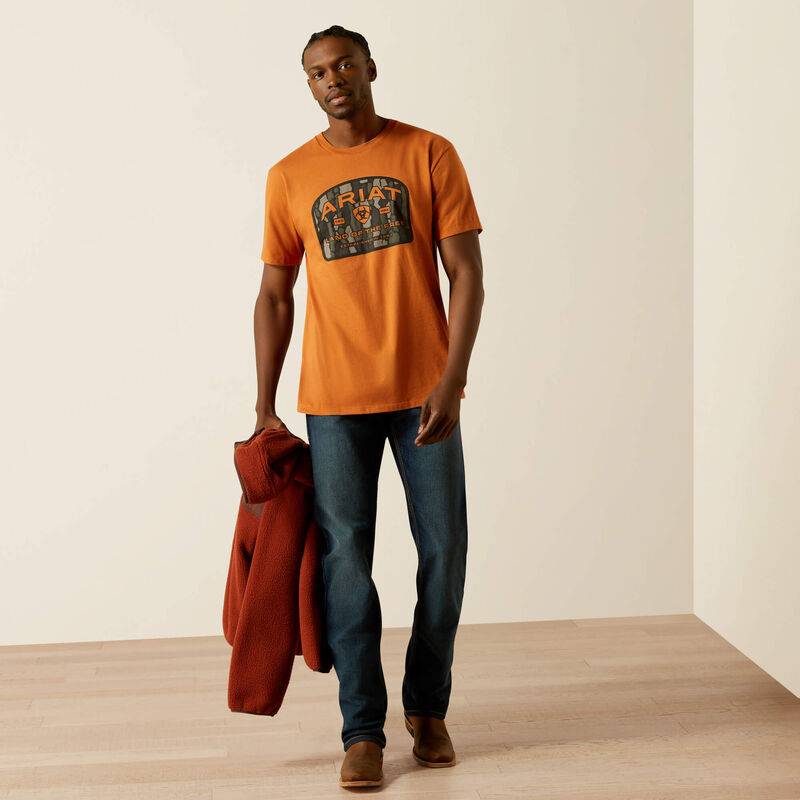 Ariat Mens Underlands Camo Badge SS Tee