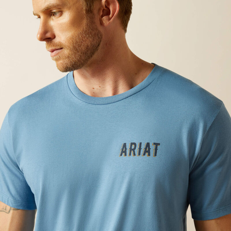 Ariat Mens Blazing Saddle SS Tee