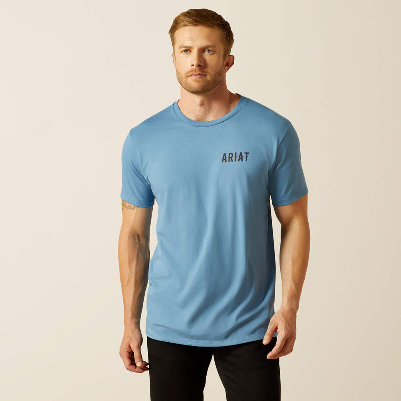 Ariat Mens Blazing Saddle SS Tee