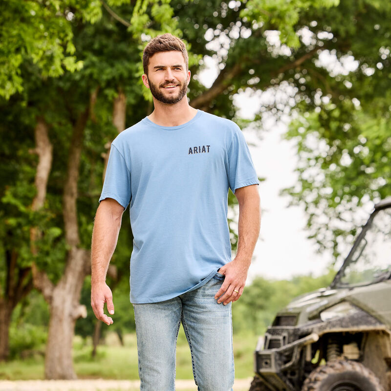 Ariat Mens Blazing Saddle SS Tee