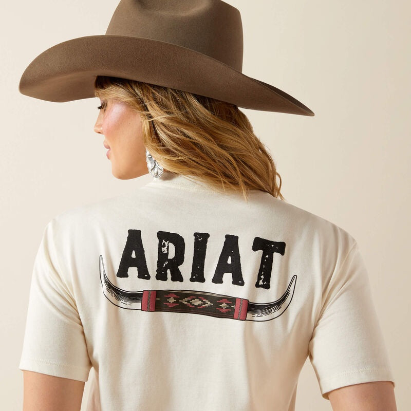 Ariat Womens Bull Horns SS Tee