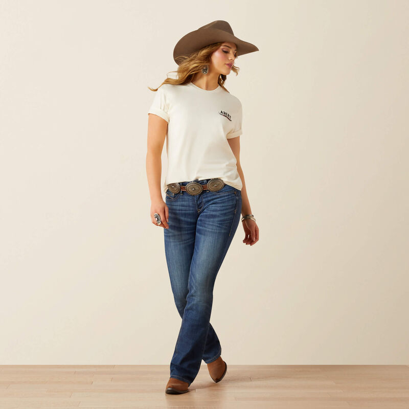 Ariat Womens Bull Horns SS Tee