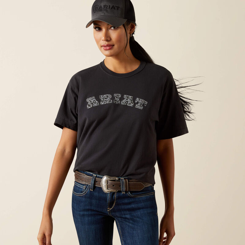 Ariat Womens Boot Stitch Logo S/S Tee