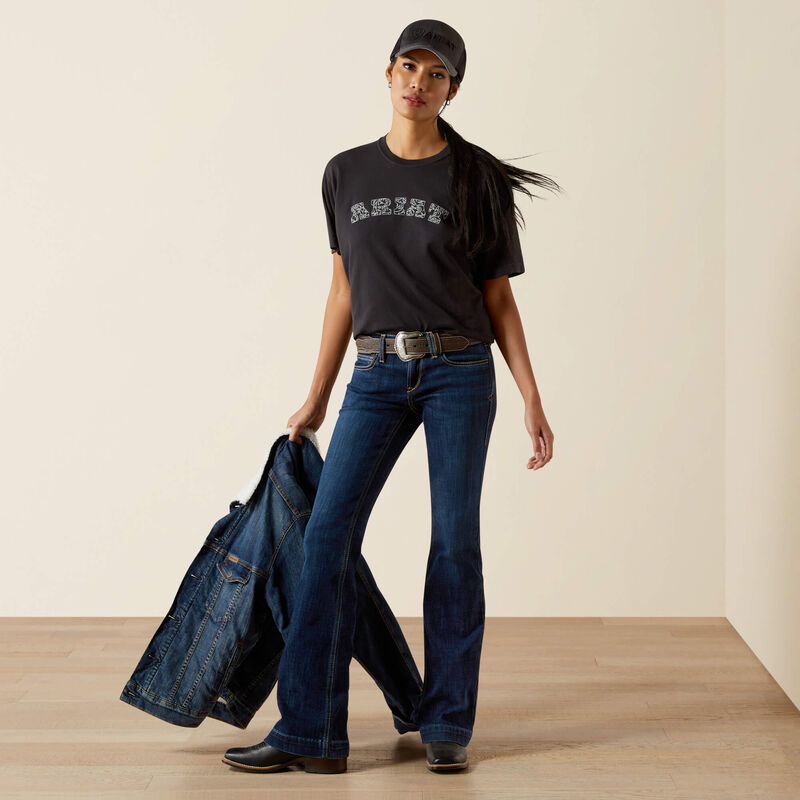 Ariat Womens Boot Stitch Logo S/S Tee