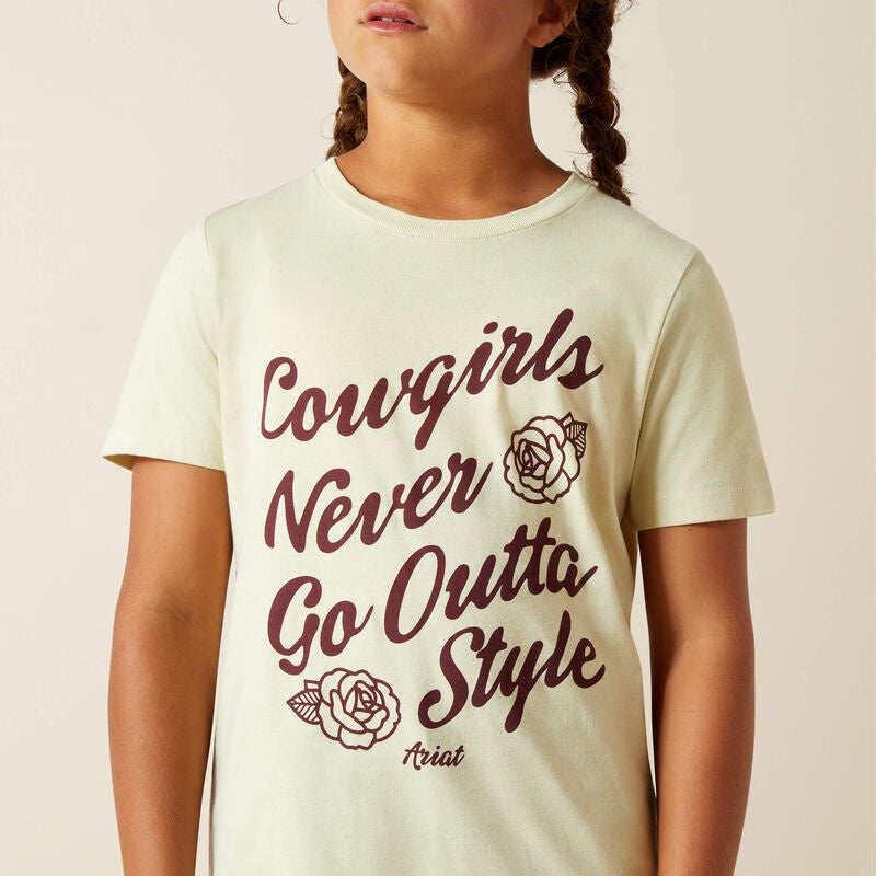 Ariat Girls Never Outta Style SS Tee