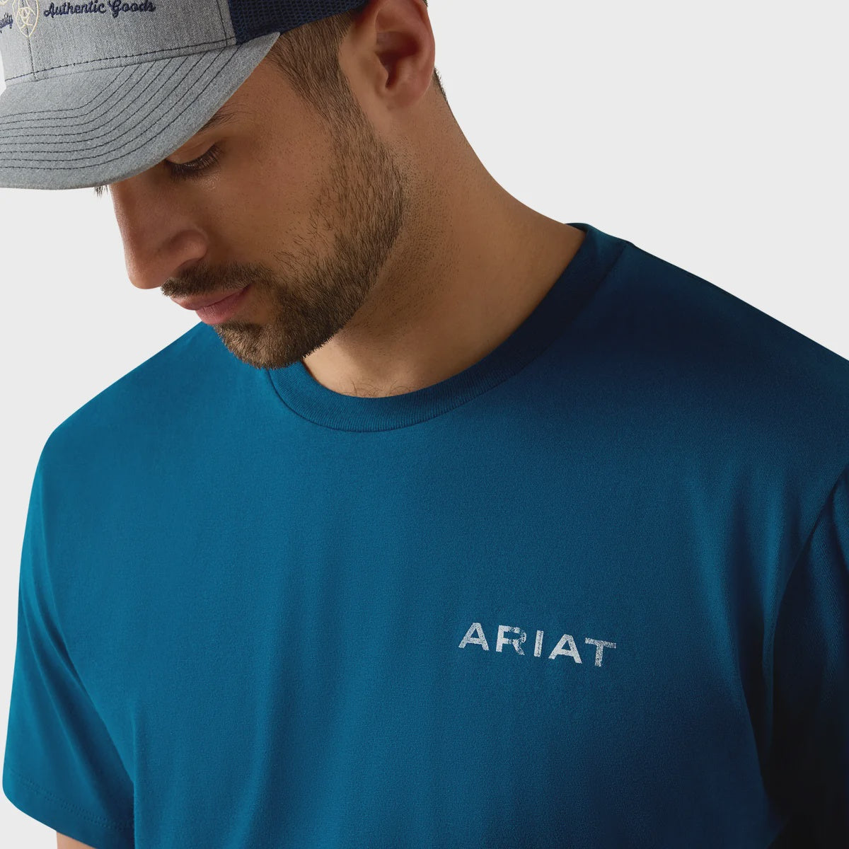Ariat Mens Liquid Stamp Flag SS Tee