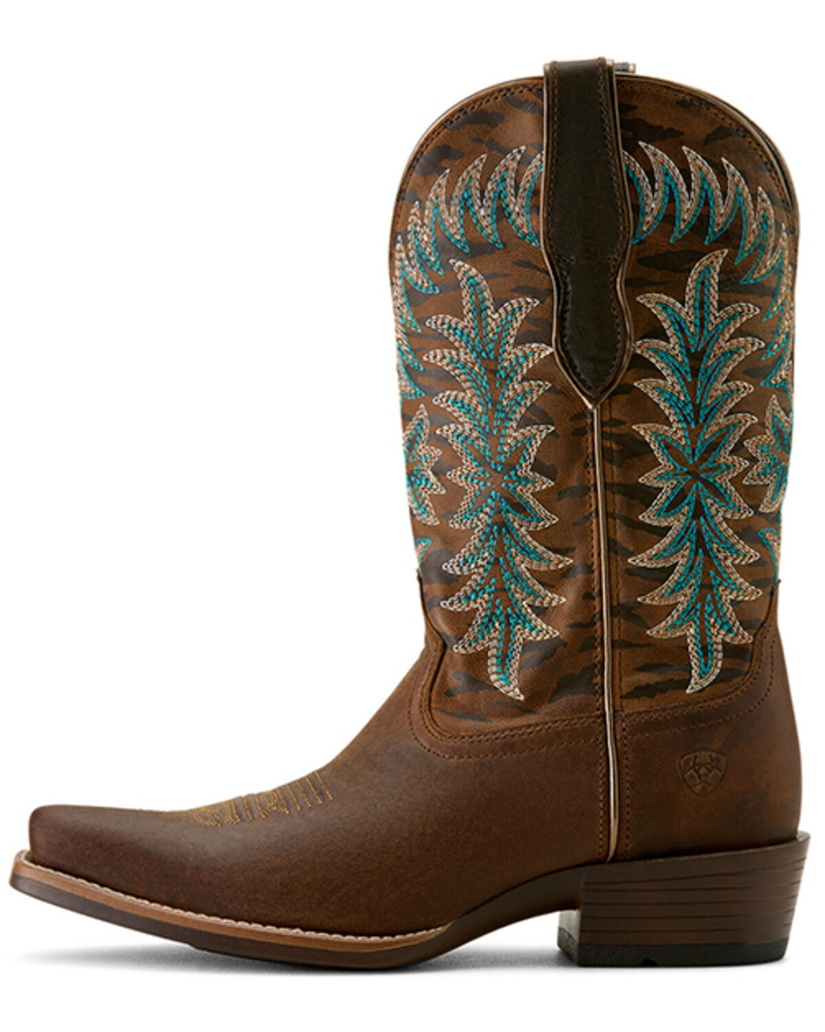 Ariat Womens Beaumont Boot in Sassy Brown/Gilded Tiger Print