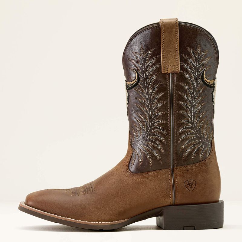 Ariat Mens Sport Steer Skull Boots