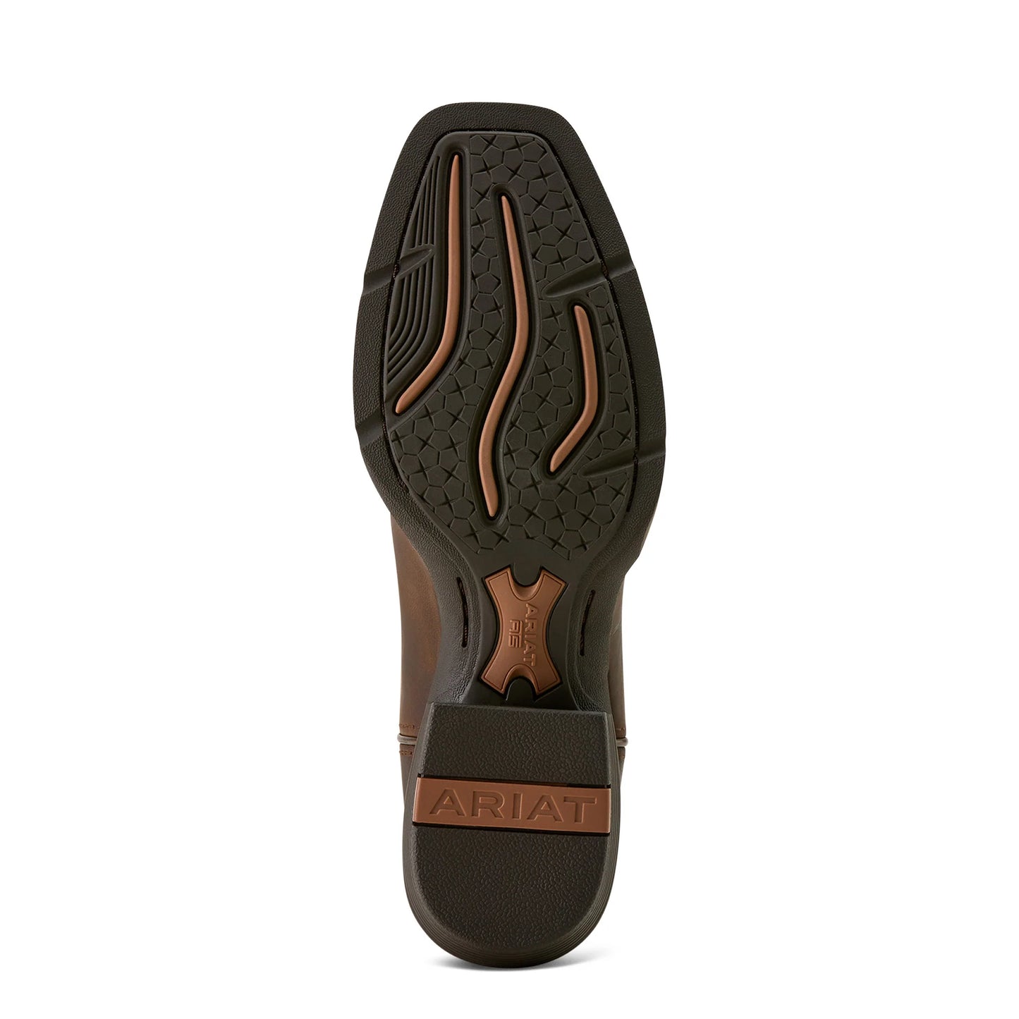 Ariat Womens Round Up Narrow Cutter Toe in Sassy Brown/Ocean wave