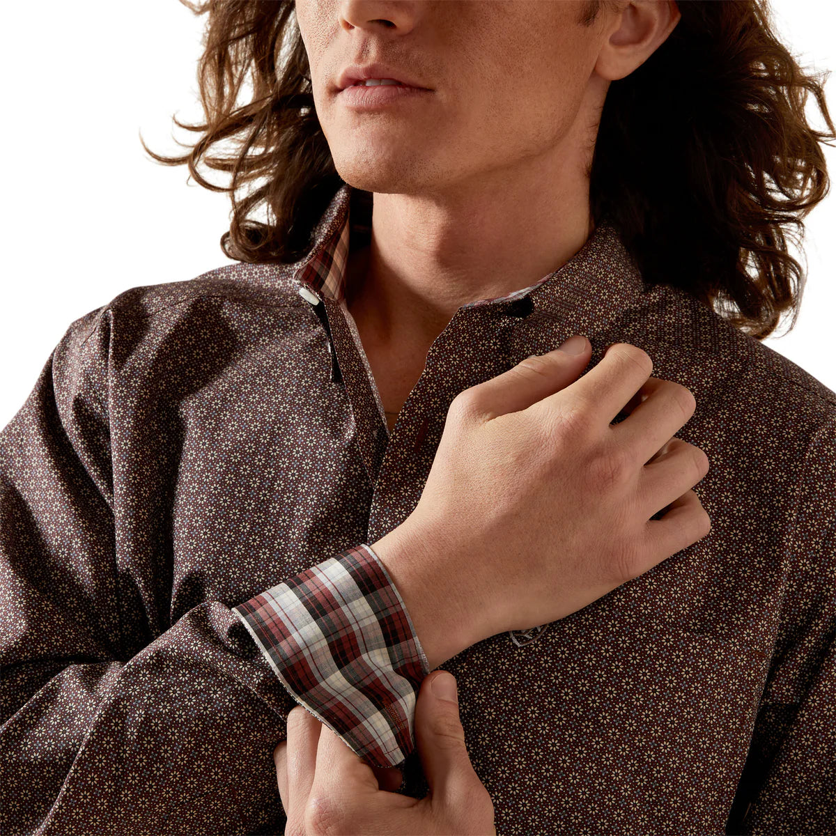 Ariat Mens Wrinkle Free Arthur L/S Shirt